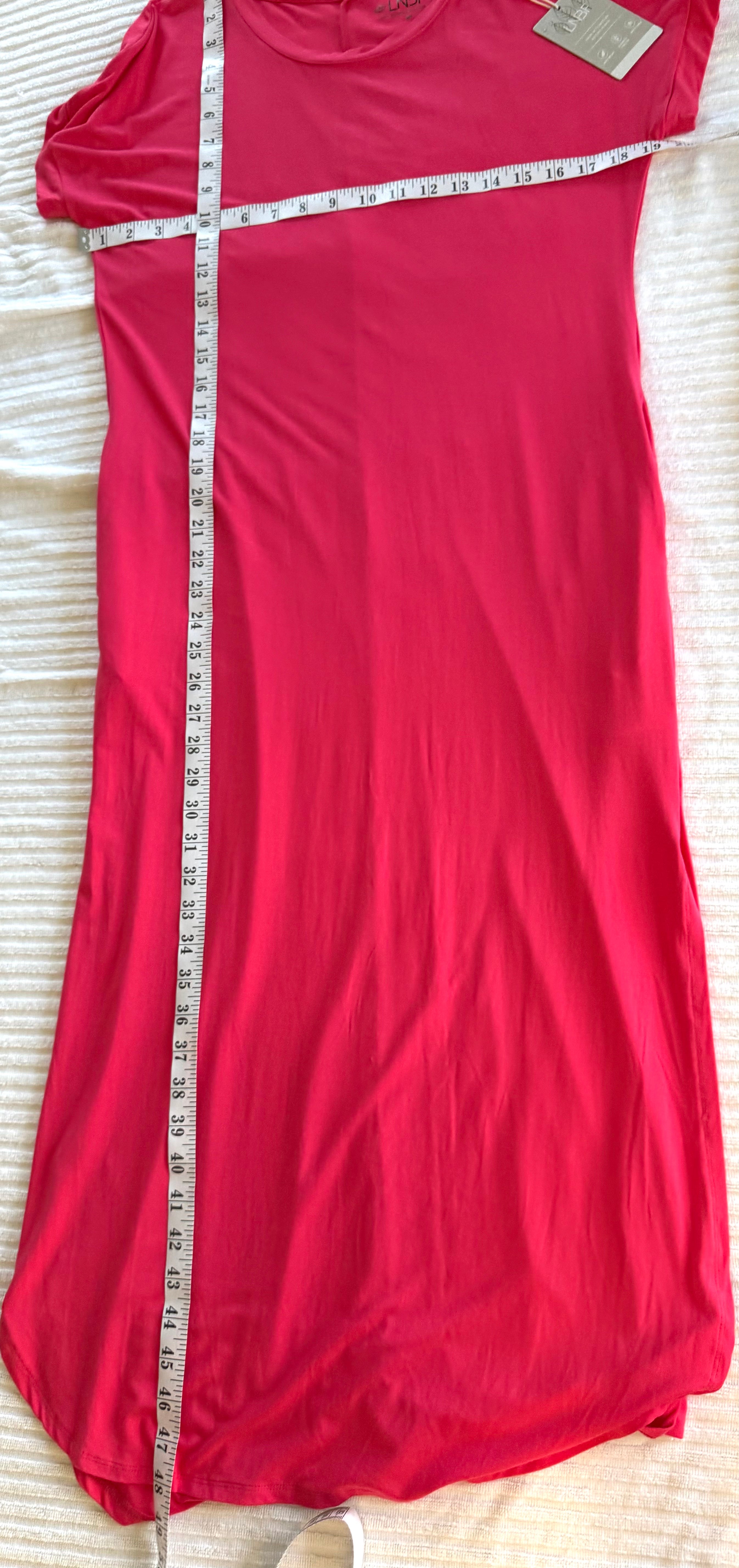 NWT Leave Nothing But Footprints Bamboo Maxi Dress | Size S at Blue Sparrow Shop measuring 48" length and 38" bust 