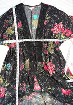 NWT Maurices Kimono Cardigan | Size Large at Blue Sparrow Shop measuring 42" bust and 36" shoulder to hem 