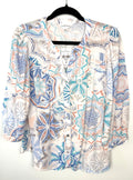 NWT Northern Reflections Mandala Print Blouse | Size M at Blue Sparrow Shop compare at $69.99