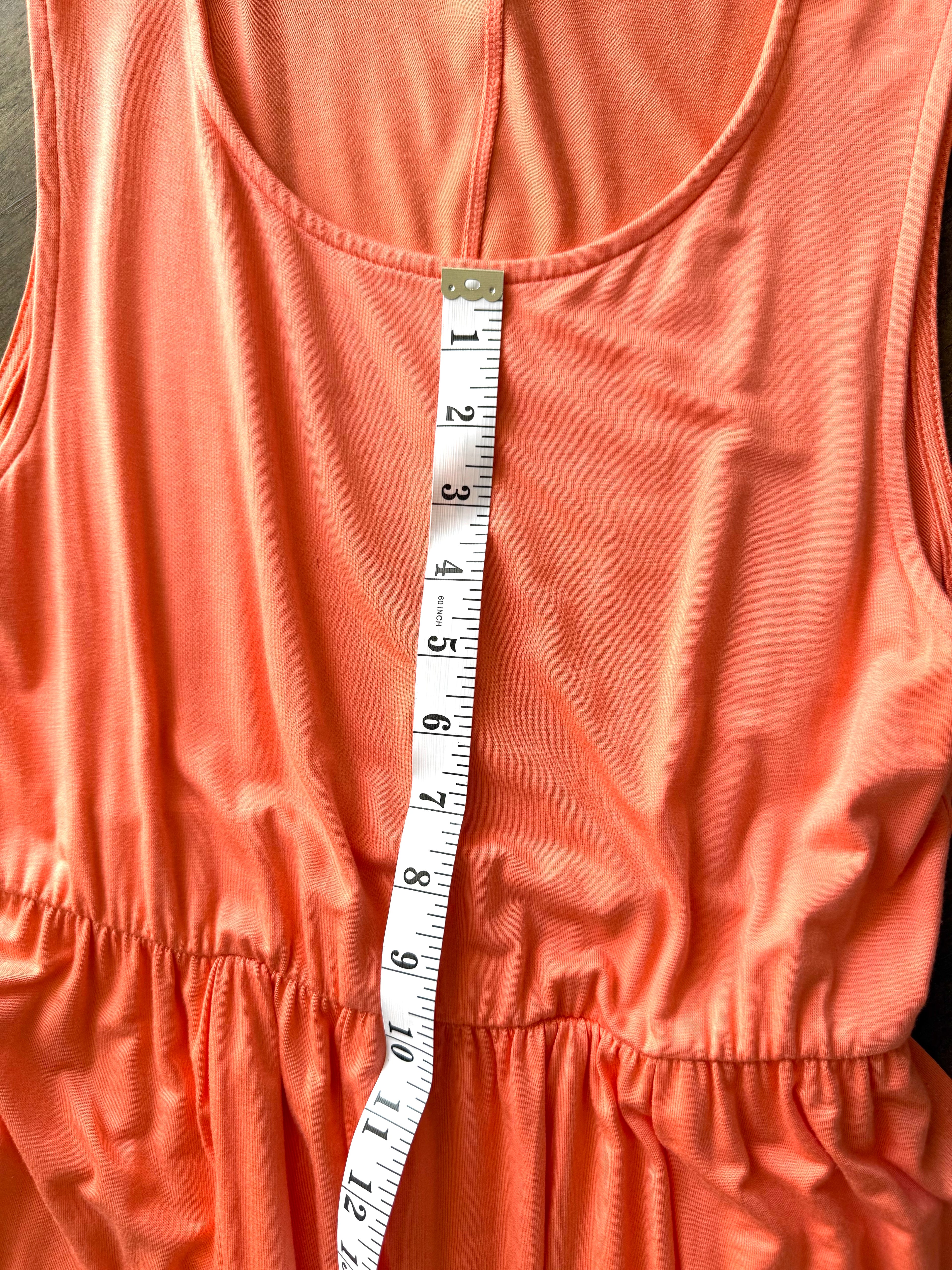 NWT SweetLegs Maxi Dress measuring 10" neckline to waist 