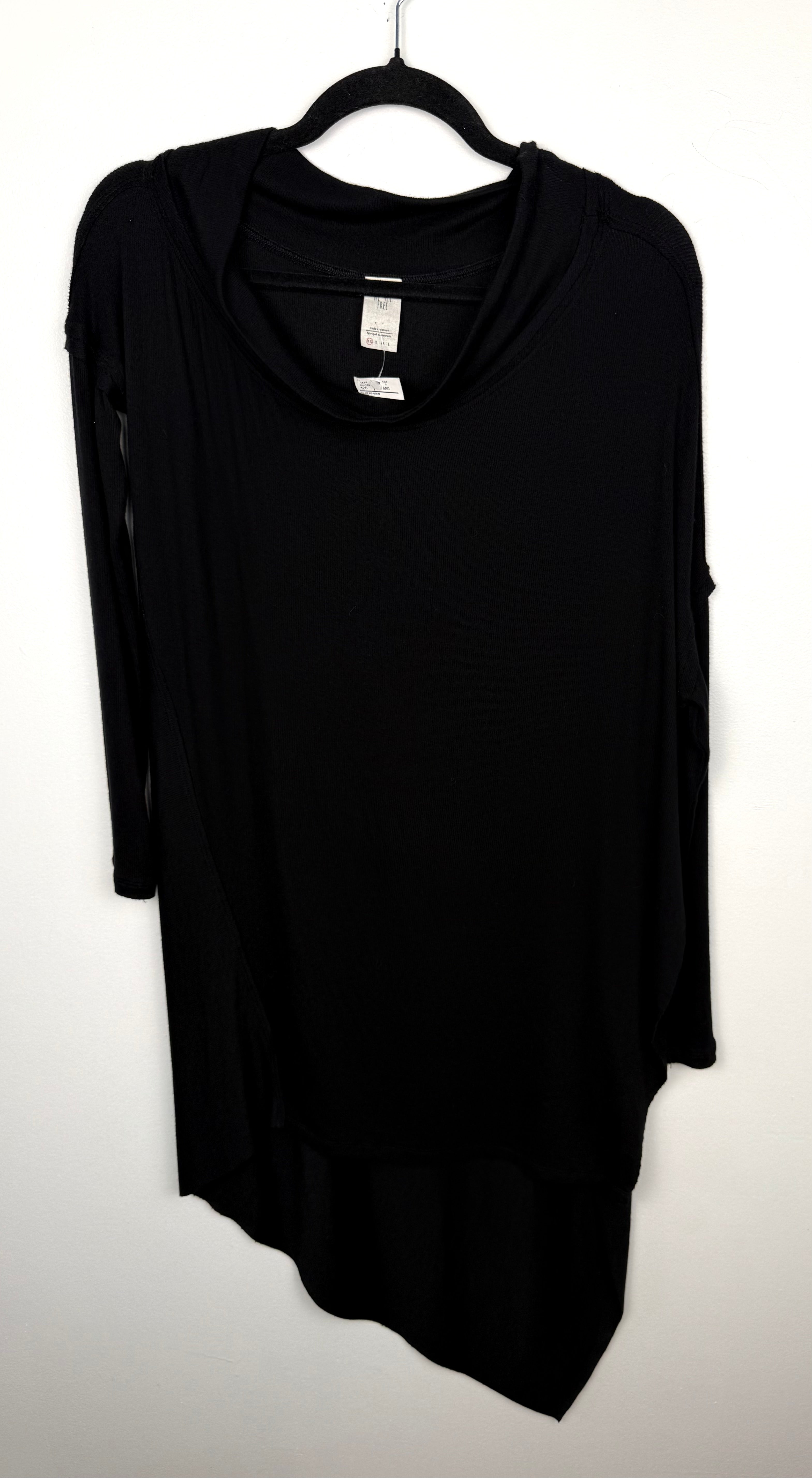 NWT We the Free People tunic on ai model on hanger front view