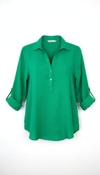NWT Zara 100% Linen Shirt | Size M at Blue Sparrow Shop 
