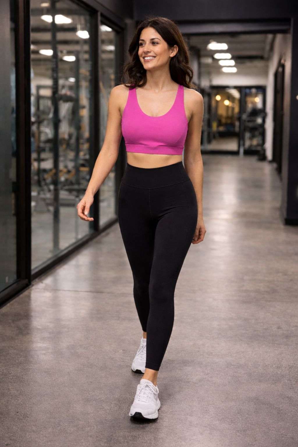 NWT Lululemon Envital Bra | Size 8 on woman walking to gym