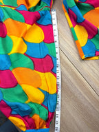NWT multicoloured bold pattern tunic blouse or dress measuring 20" sleeve length 