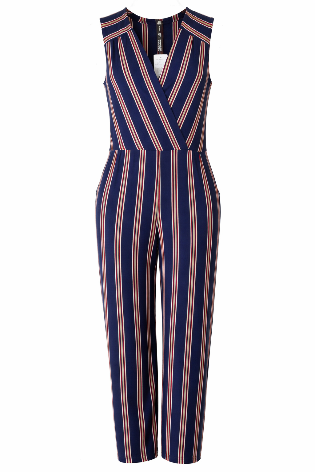 NWT_navy_and_orange_striped_jumper_at_Blue_Sparrow_resale_shop