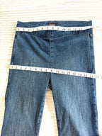 NYDJ Foundry Pull-On Bootcut Jeans – Medium Wash Stretch Denim Jeans measuring 30" waist and 32" hips relaxed