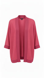 Olsen 100% Cotton Open Mesh Knit Cardigan at Blue Sparrow Shop main image 