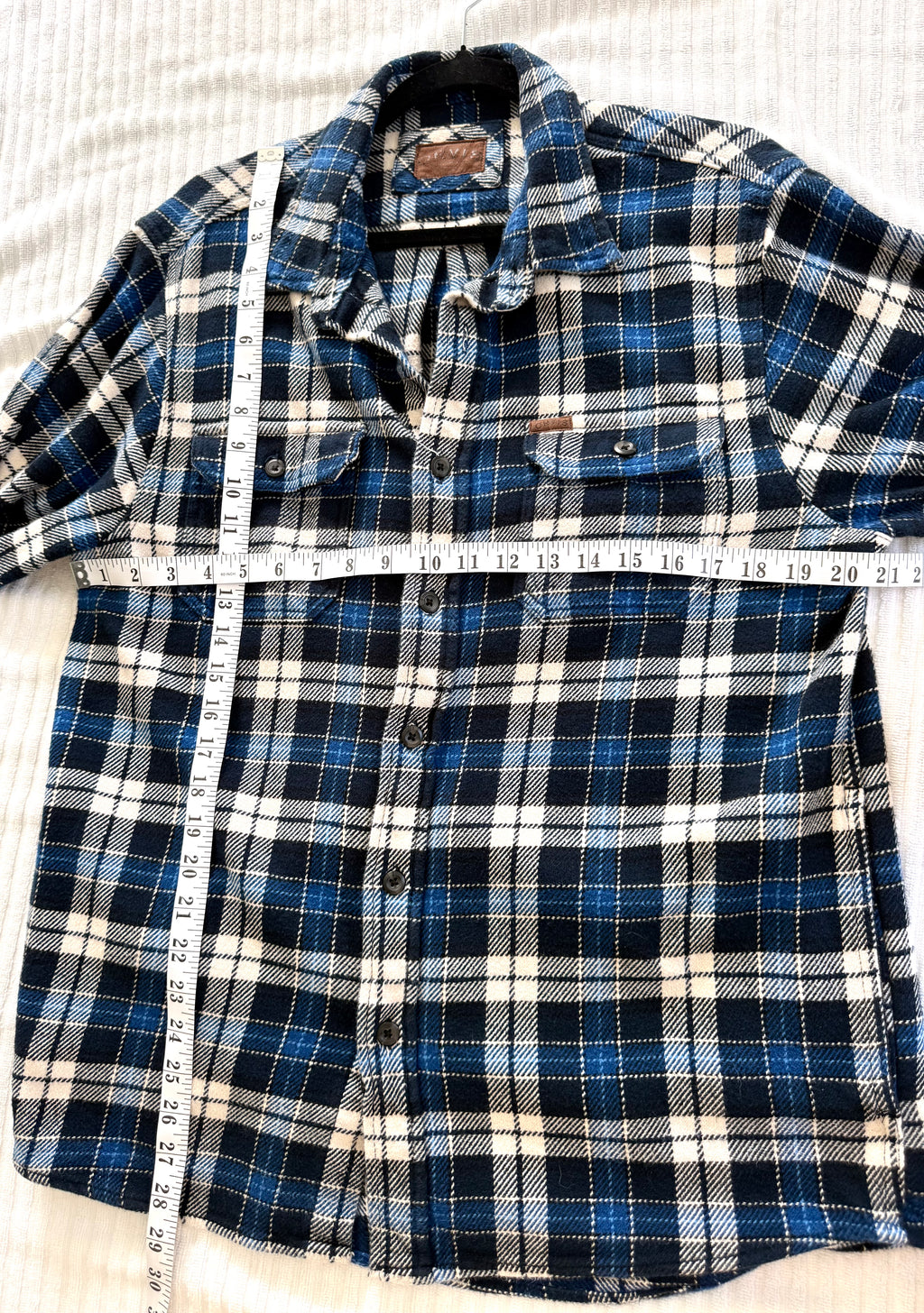 Orvis 100% Cotton Plaid Shacket | Mens M measuring 42" bust and 29" length
