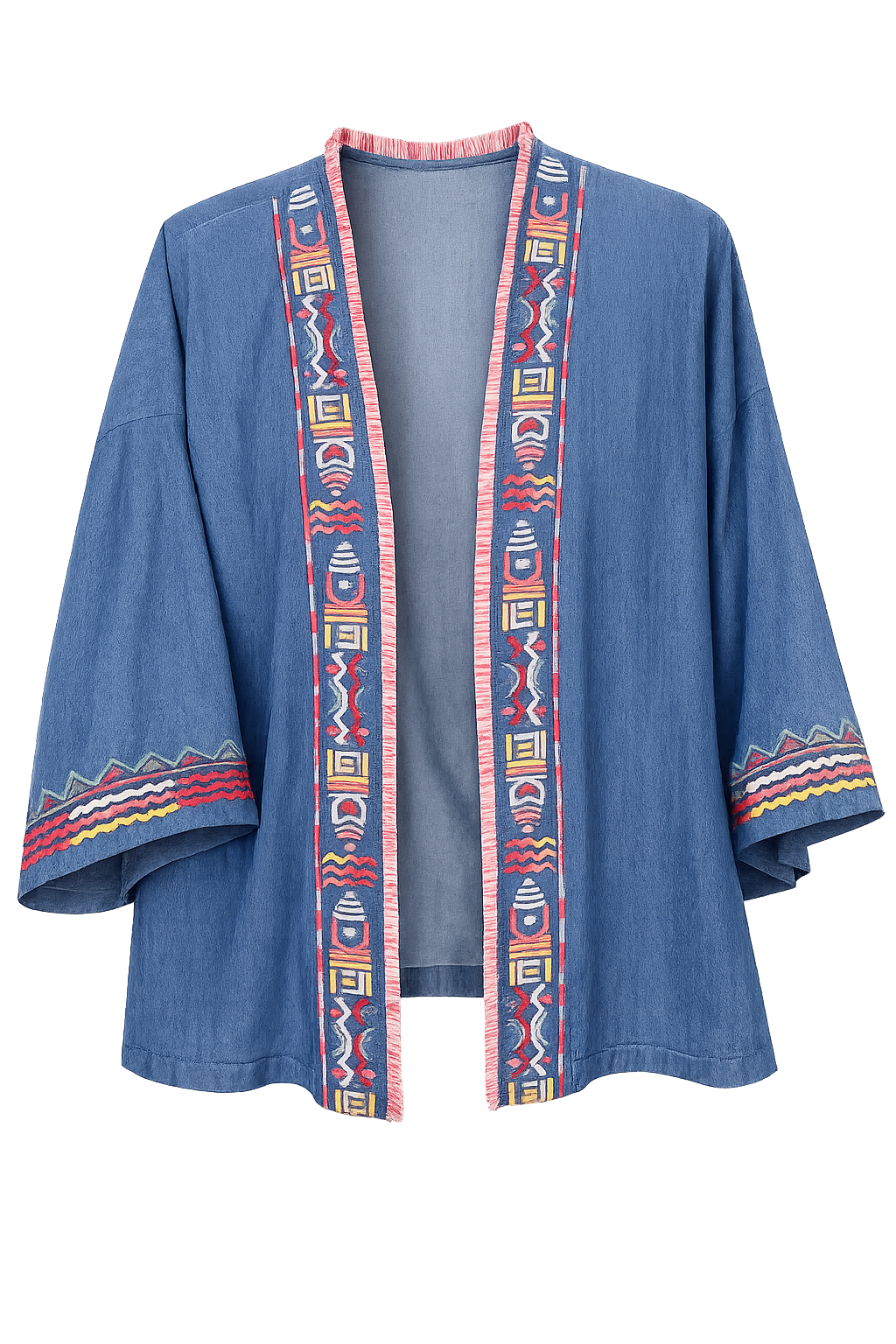 Oversized Denim Kimono | Size XL |  Plus Size 18 at Blue Sparrow Shop