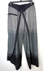 Pandora Beyond Fair Trade Wide Leg Wrap Pants on hanger