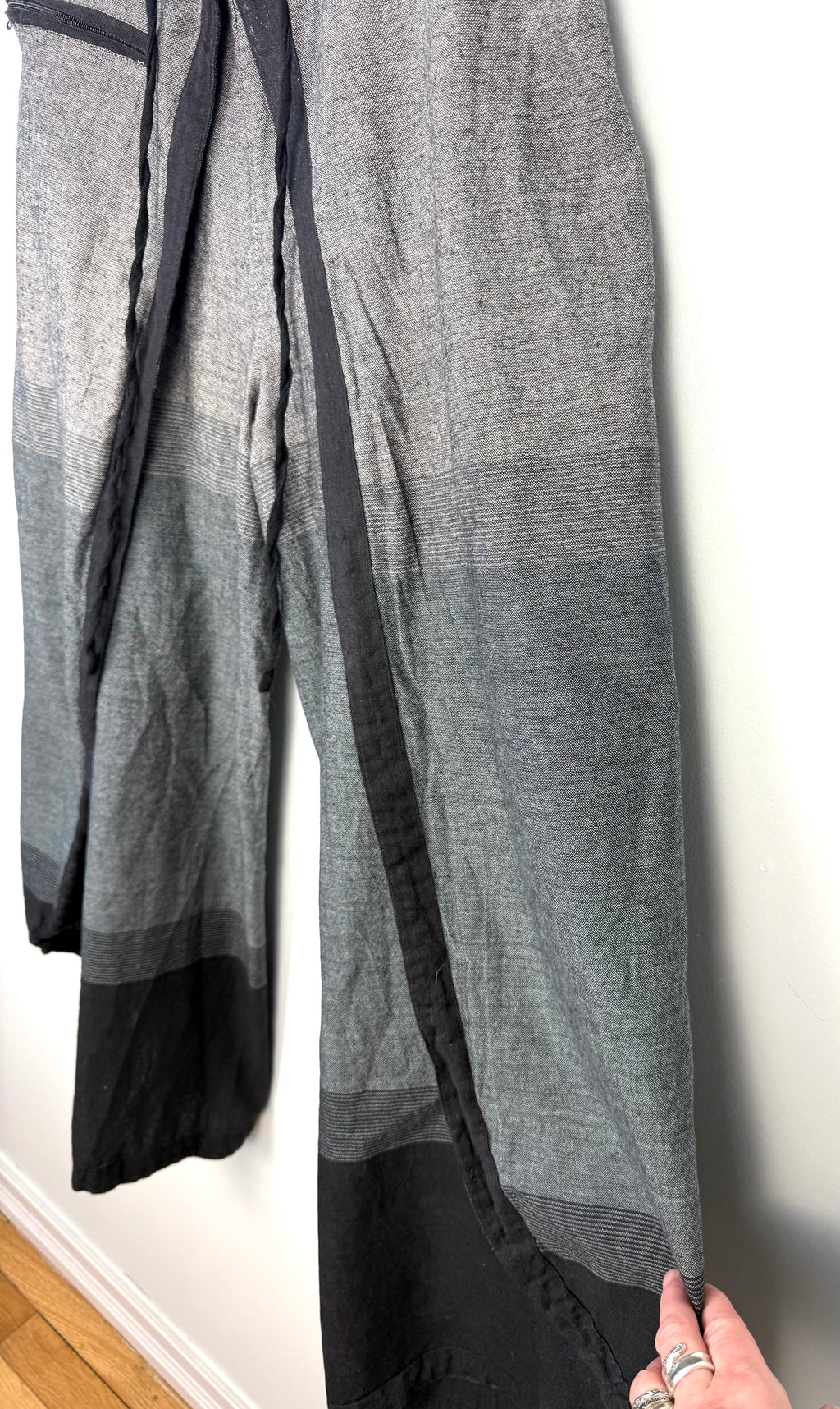 Pandora Beyond Fair Trade Wide Leg Wrap Pants culotte style with over layer
