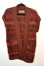  Paprika coloured Handmade Cardigan | Size S on hanger