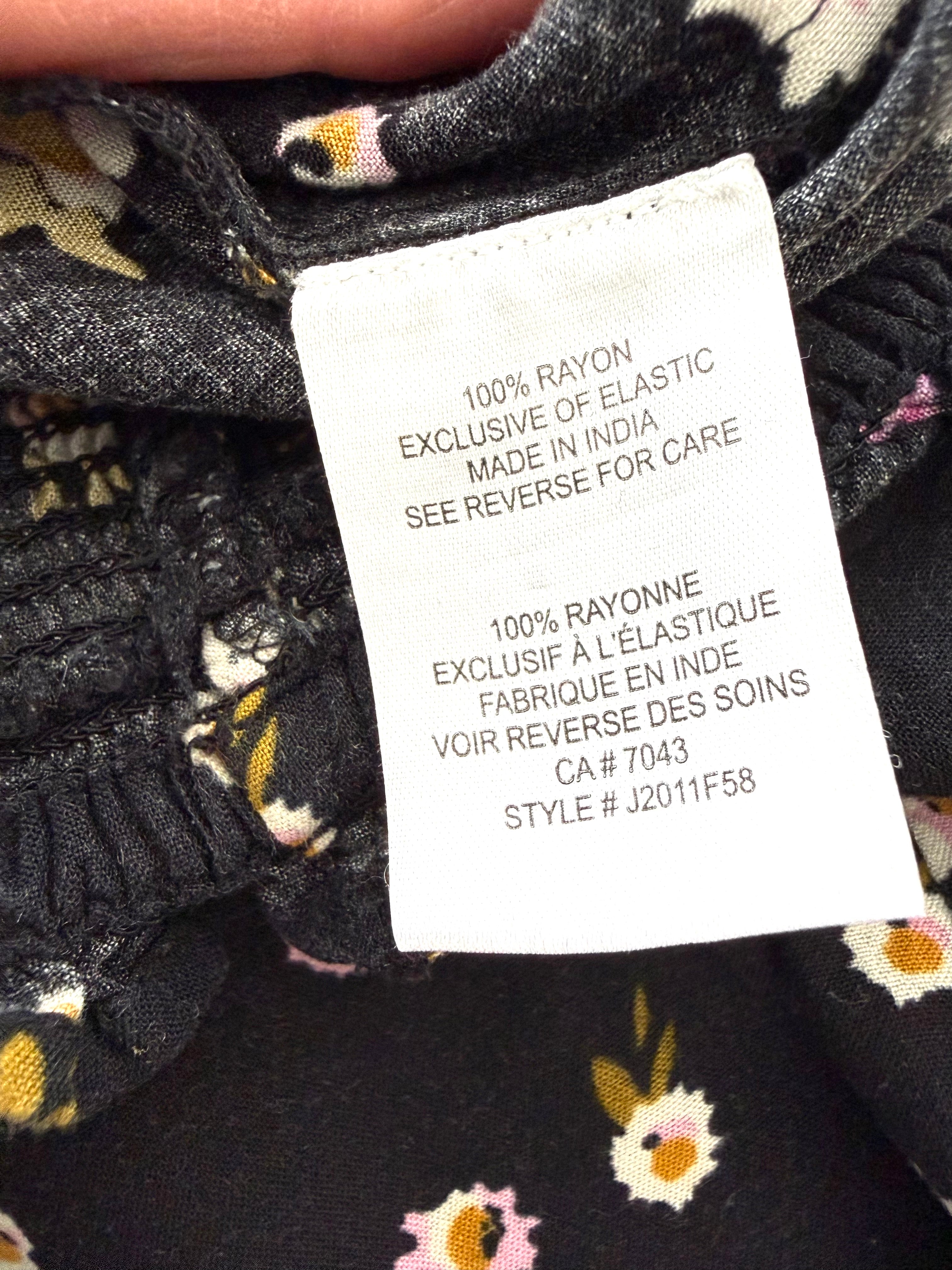Patrons of peace boho pant inside care tag