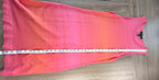 Ralph Lauren Pink Ombré Sleeveless Knit Dress Size L measuring 40" from shoulder to hem