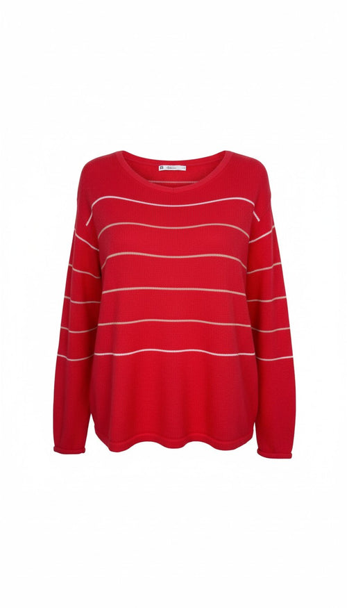 Reitmans Striped 100% Cotton Sweater XL at Blue Sparrow Shop
