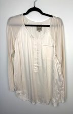 Resale Go Silk Washable Silk Long Sleeve Blouse at Blue Sparrow Shop on hanger