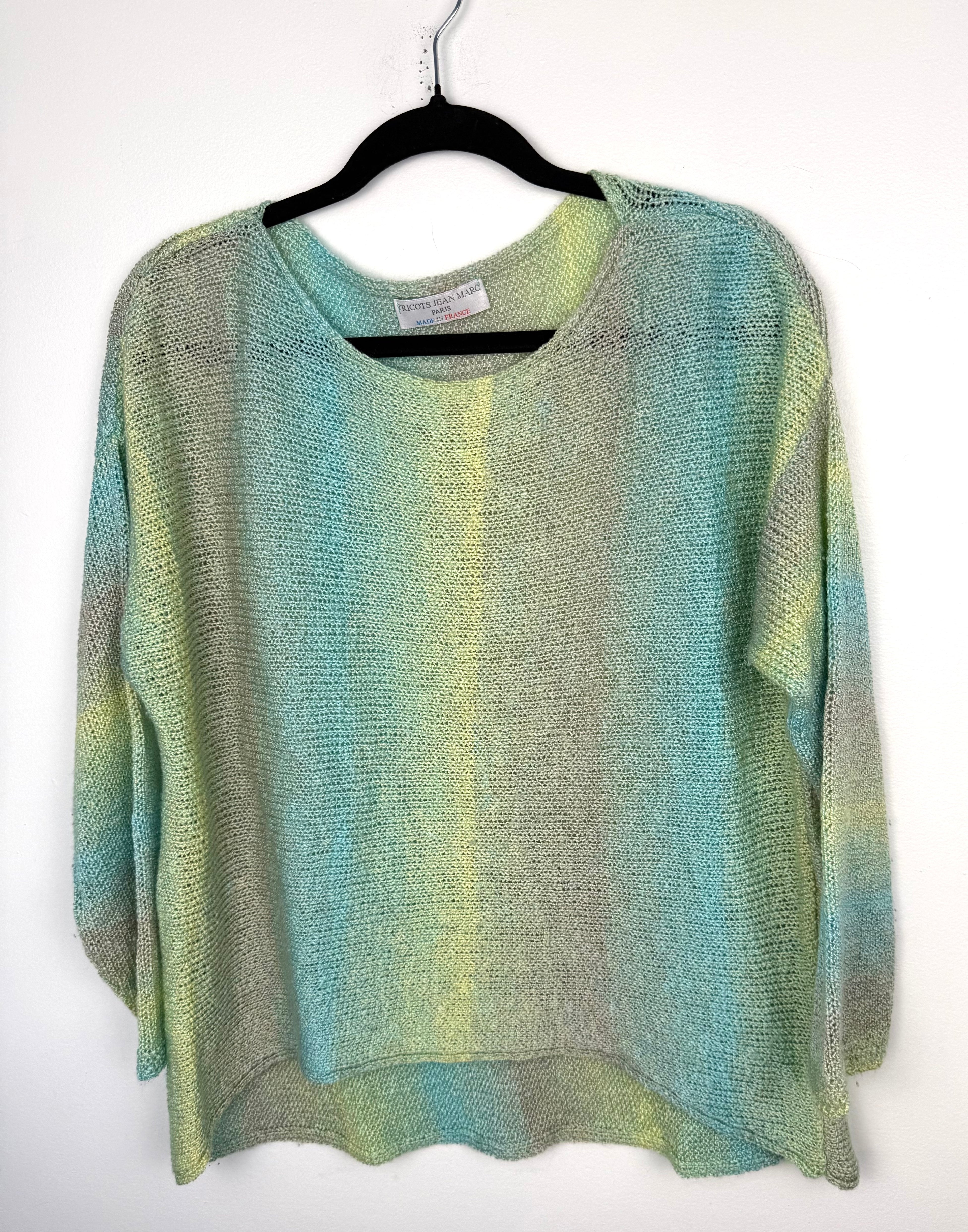 Resale Tricots Jean Marc Paris Made in France Sweater | Size M at Blue Sparrow Shop on hanger