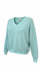 Retro 80's Style Waffle Knit Sweater | Size M at Blue Sparrow Shop 