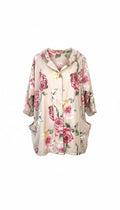 Romantic_boho_oversized_floral_cotton_jacket_with_hood_and_patch_pockets_at Blue Sparrow Shop