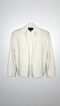 Ronni Nicole Ivory Pearl Cardigan | Size L at Blue Sparrow SHop