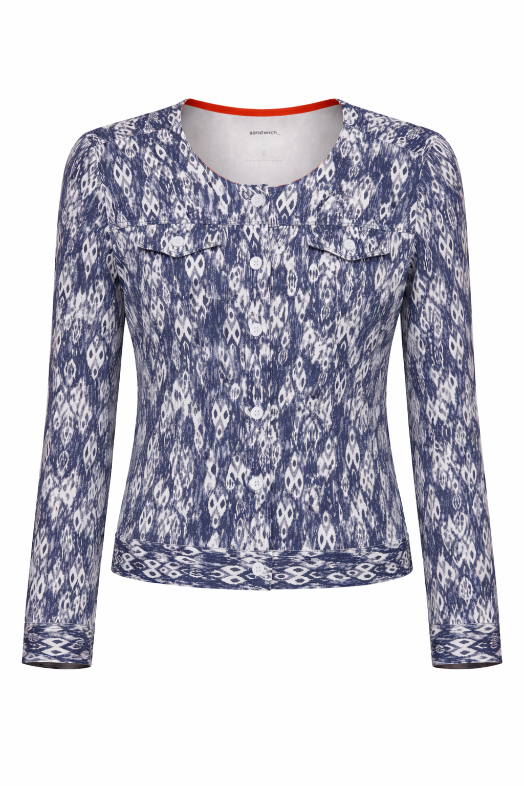Sandwich brand Ikat Print Jacket at Blue Sparrow Shop 