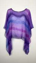 Sheer Batwing Poncho Top | One Size at Blue Sparrow Resale Shop