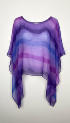 Sheer Batwing Poncho Top | One Size at Blue Sparrow Resale Shop