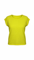 Stile Benetton — Bright Yellow Cap Sleeve Knit Top, Size M at Blue Sparrow Shop