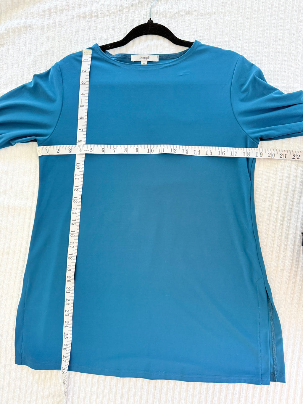 Sympli 3/4 Sleeve Top | Size 10 measuring 38" bust and 28" length