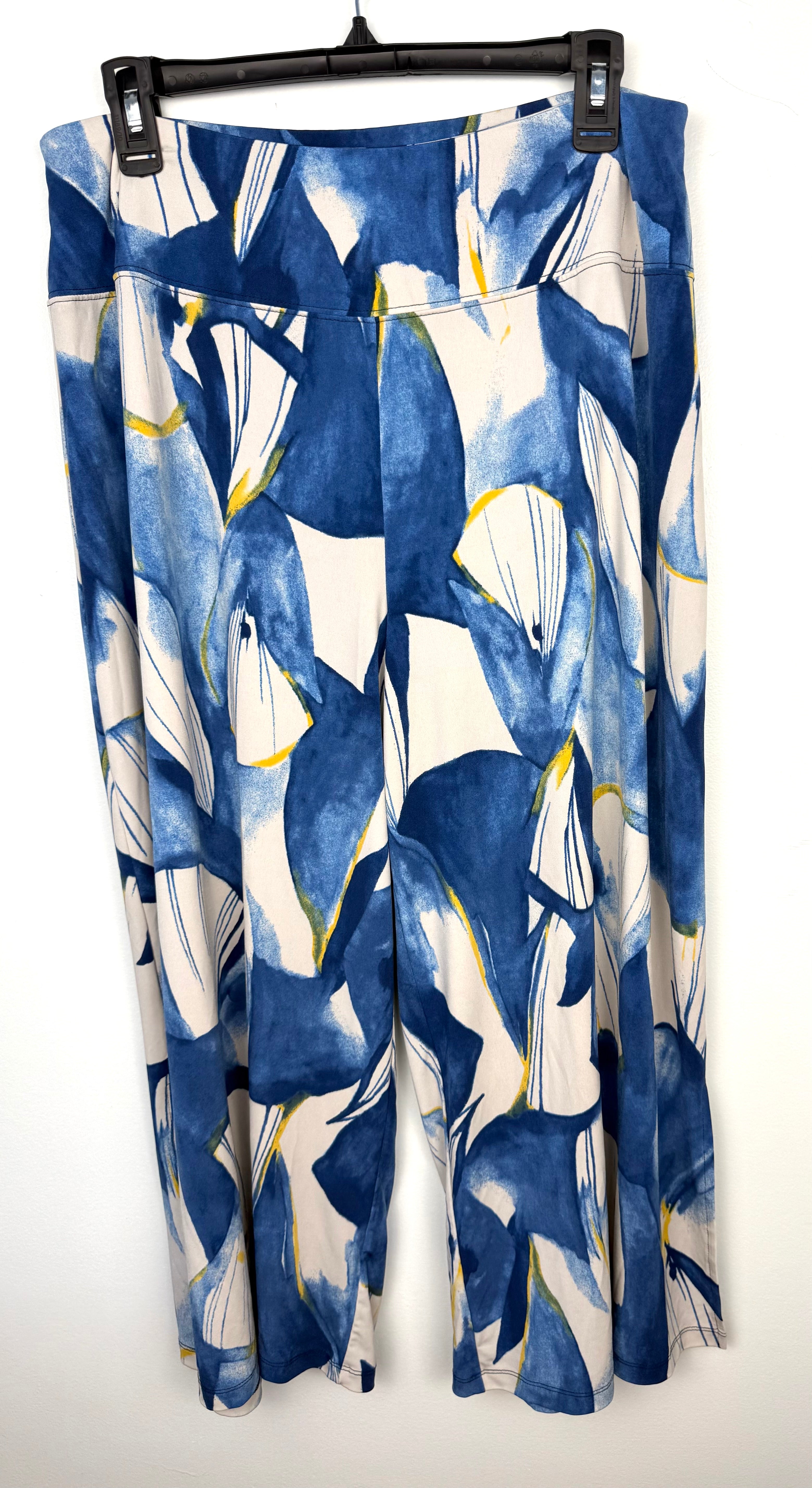 Sympli Patterned Palazzo Wide Leg Pants  on hanger