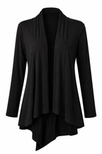 Sympli Waterfall Front Open Jacket at Blue Sparrow Shop