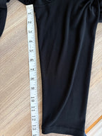 Sympli cold shoulder cowl neck top measuring 14" sleeve