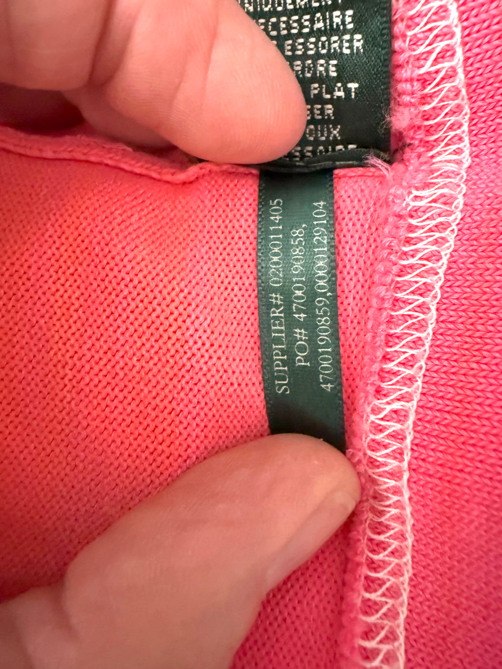 Tags inside Ralph Lauren Vintage Dress 