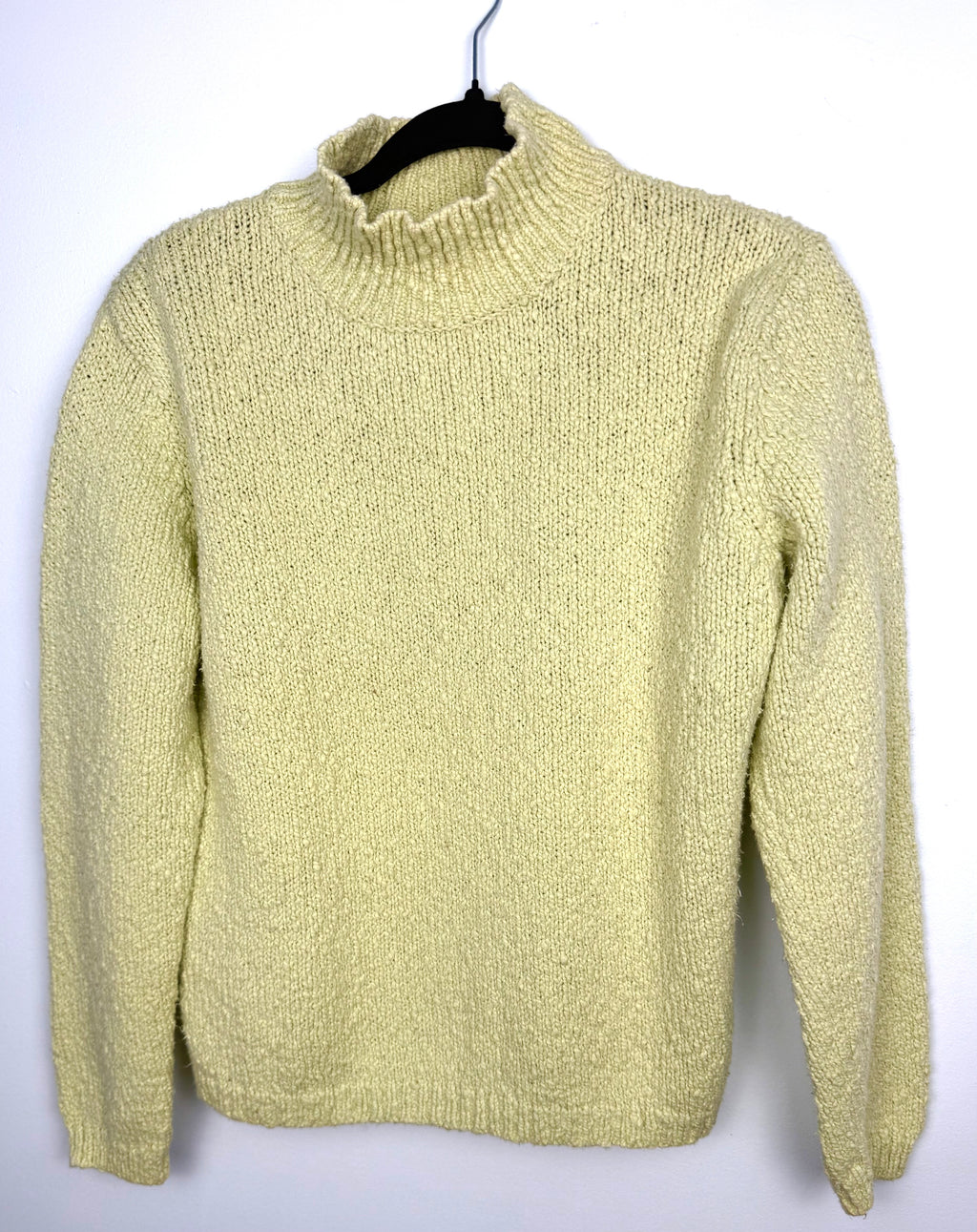 Talbots 100% Cotton Chunky Knit Sweater at Blue Sparrow Shop on hanger