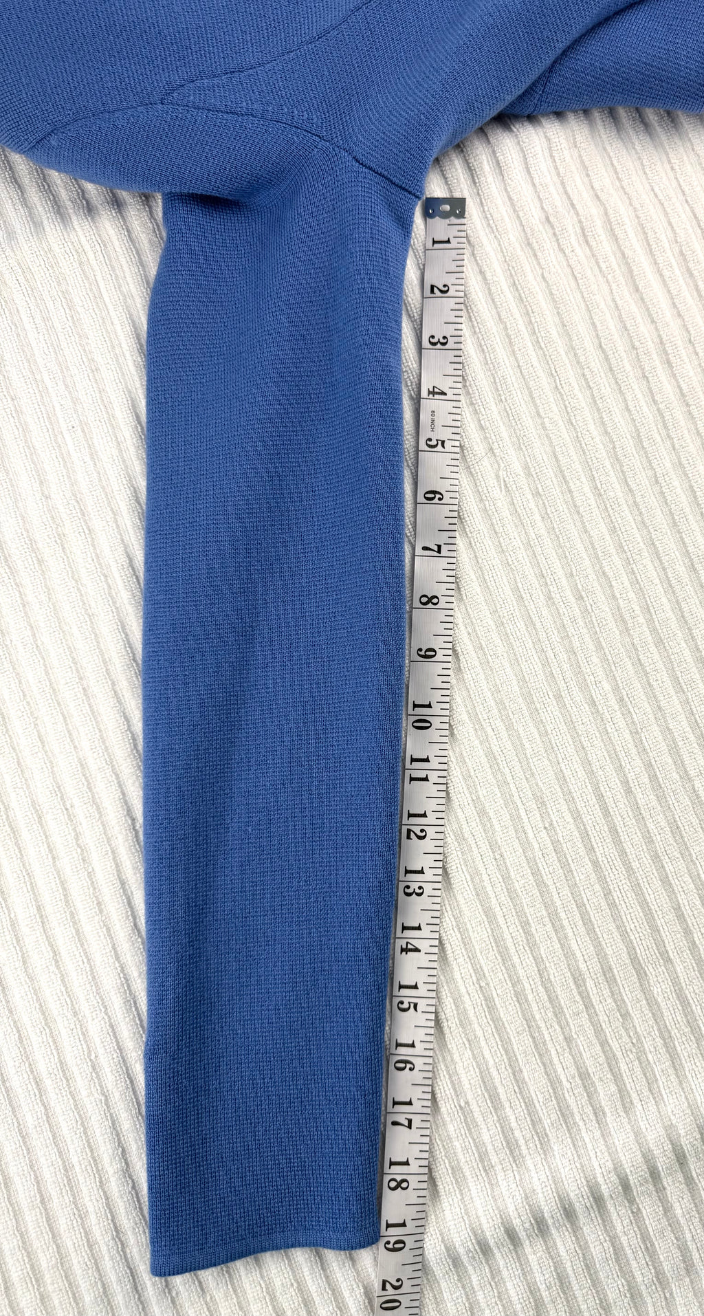 Talbots 100% Pure Merino Wool Sweater Blazer | Size S at Blue Sparrow Shop  measuring 19" sleeve 