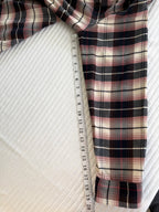 Tilley Organic Cotton Plaid Shirt measuring19" sleeve