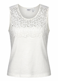 Together brand White Lace Yoke Tank Top | Size L at Blue Sparrow Shop
