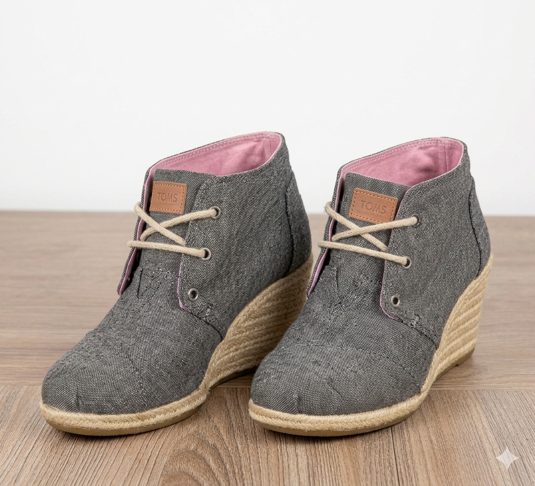 Tom's wedge shoes size 9.5 womens  at Blue Sparrow Shop