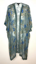 Torrid Sheer Floral Burnout Kimono Duster | Plus Size at Blue Sparrow Shop