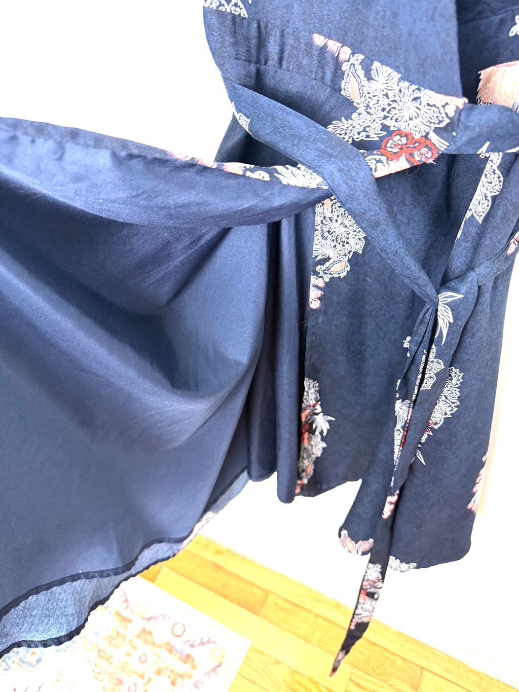 Trying to show the inside of the wrap Vera Moda dress