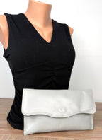 Vintage Leather Clutch Bag at Blue Sparrow Shop 