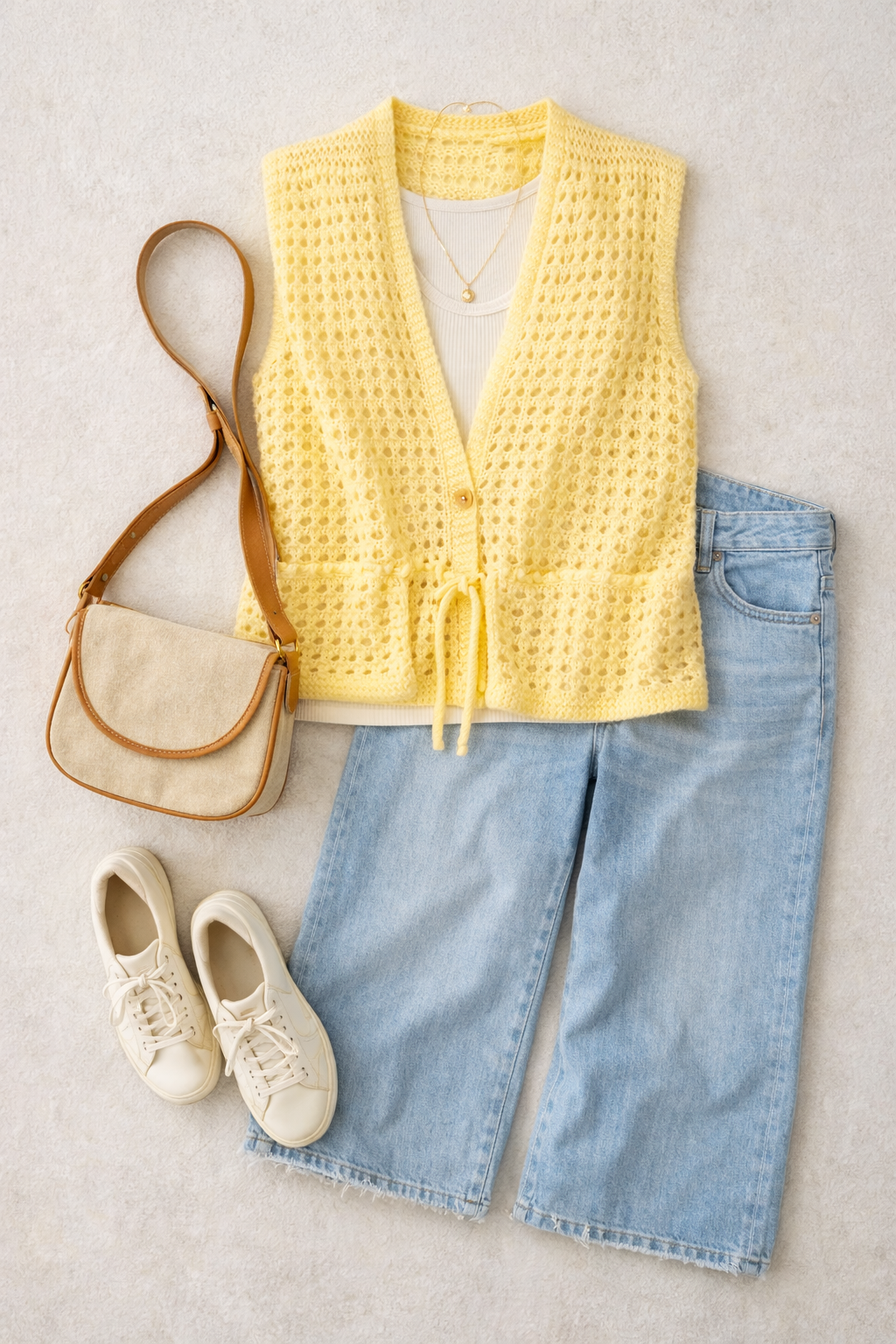 Vintage Style Handmade vest at Blue Sparrow Shop lifestyle photo