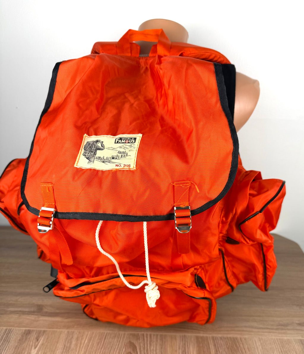 Vintage World Famous Hiking Backpack 