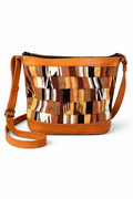 Vintage Woven Patchwork Boho Crossbody Bag at Blue Sparrow Shop