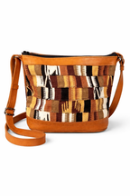 Vintage Woven Patchwork Boho Crossbody Bag at Blue Sparrow Shop