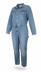 Vintage looking Mechanic Style Denim Coveralls at Blue Sparrow Shop