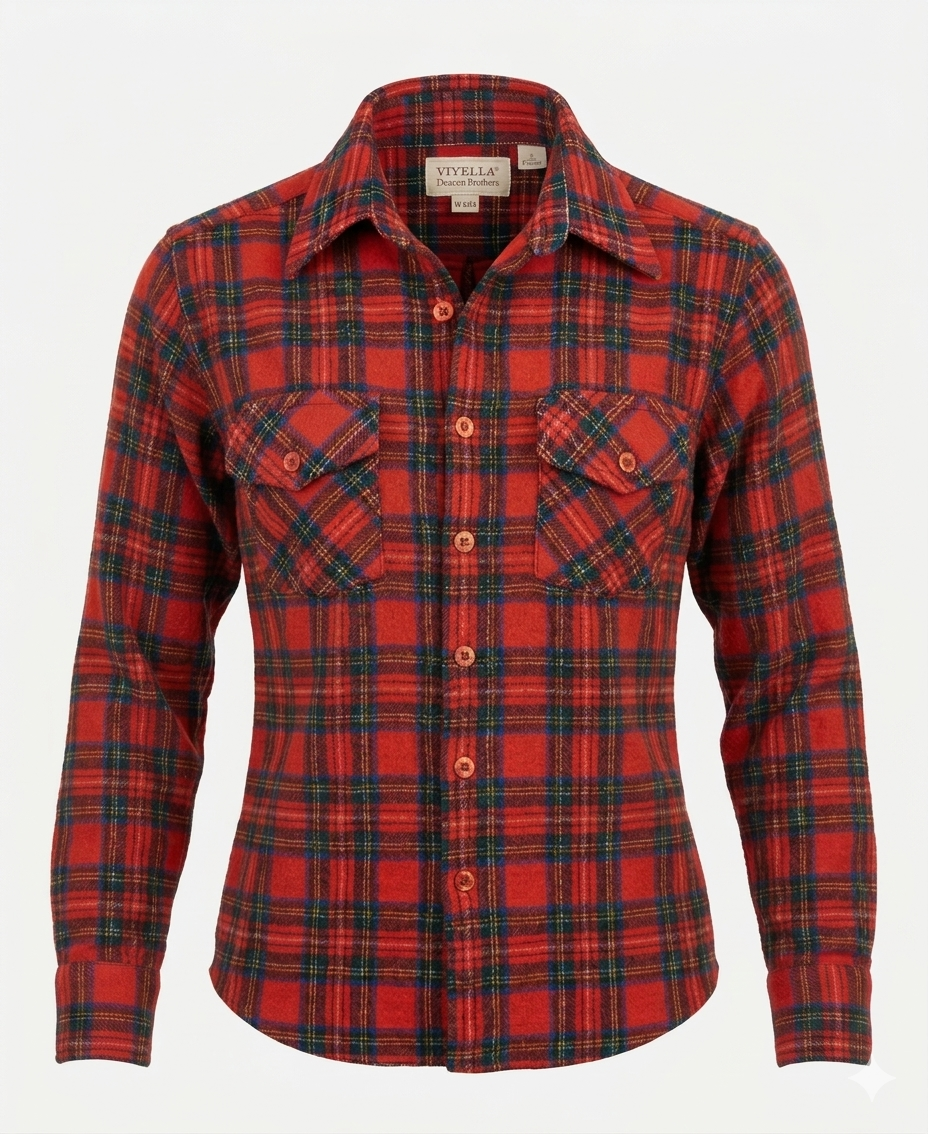 Viyella by Deacon Brothers Vintage Tartan Shirt | Size M at Blue Sparrow Shop