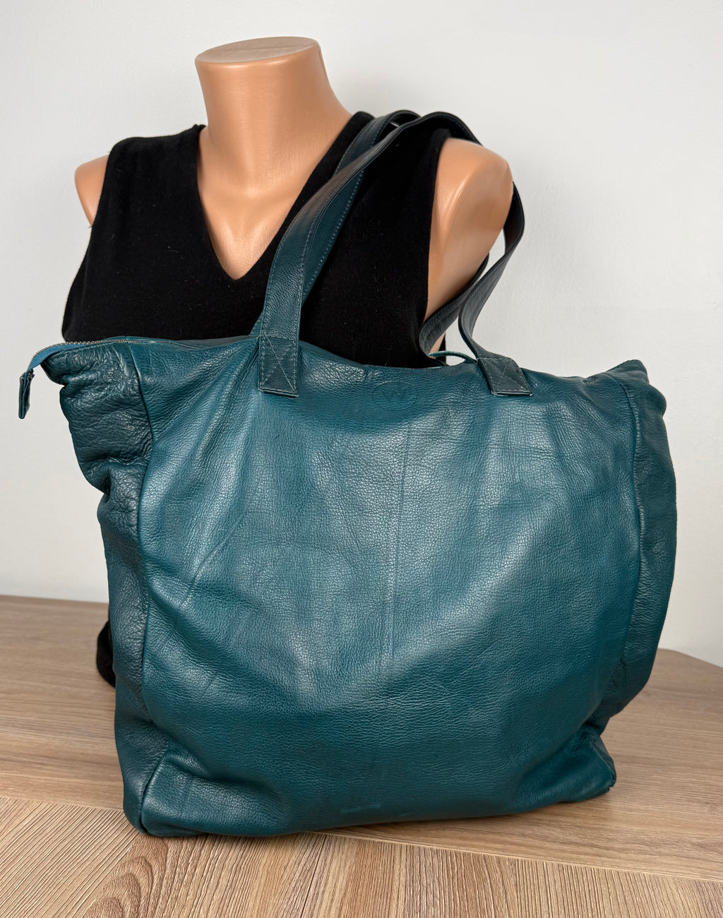 Wanderers Travel Co Parisian Leather Tote Bag 