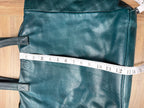 Wanderers Travel Co Parisian Leather Tote Bag measuring 12" deep