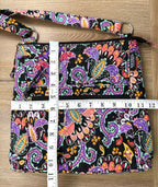 Waverly Inspirations Quilted Paisley Crossbody Bag at Blue Sparrow Shop Canadian Resale Reimagined measuring 11" square
